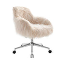 Linon Fiona Chrome Base Office Chair