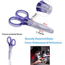 Sharpest and Precise Stainless Steel Curved & Straight Thread Yarn Cutting Scissors