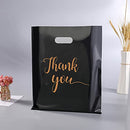 100Pcs Thank You Merchandise Bags, Extra Thick 2.36Mil 12x15In Retail Shopping Bags