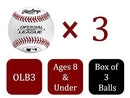 Official League Recreational Use Practice Baseballs | OLB3 | Youth/8U | 3 Count