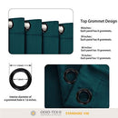 Blackout Curtains - Thermal Insulated, Noise Reducing, Light Blocking