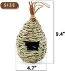 Humming Bird Houses for Outside Hanging, Natural Grass Hanging Bird Hut