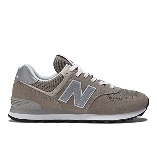 New Balance Men's 574 Core Sneaker, Grey/White, 11