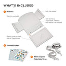 BedBox, Pink Lemonade - Kid's Ride-On Suitcase & In-Flight Bed