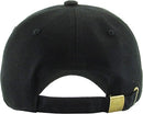 Classic Cotton Dad Hat Adjustable Plain Cap. Polo Style Low Profile Adjustable