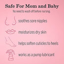 Organic Nipple Butter Breastfeeding Cream by Earth Mama | Lanolin-free, Safe for Nursing