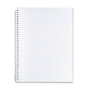 Graph Paper Notebooks Spiral Quad Ruled Grid Notebook Heavy Duty White Paper