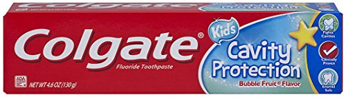 Colgate Kids Cavity Protection Toothpaste, ADA-Accepted, Bubble Fruit Flavor