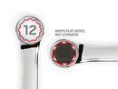 TEKTON Combination Wrench Set, 15-Piece (1/4-1 in.) - Holder | 18772