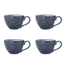 Gabriela Blue 16-Piece Dinnerware Set, Service for 4