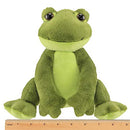 Bearington Ribbity Plush Stuffed Animal Frog, 8.5 Inches