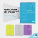 Graph Paper Notebooks Spiral Quad Ruled Grid Notebook Heavy Duty White Paper