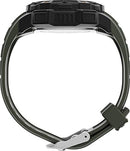 Men's Expedition Base Shock 45mm Watch – Black Resin Case Green Resin Strap