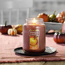 Candle Spiced Pumpkin Scented, Classic 22oz Large Jar Single Wick Candle