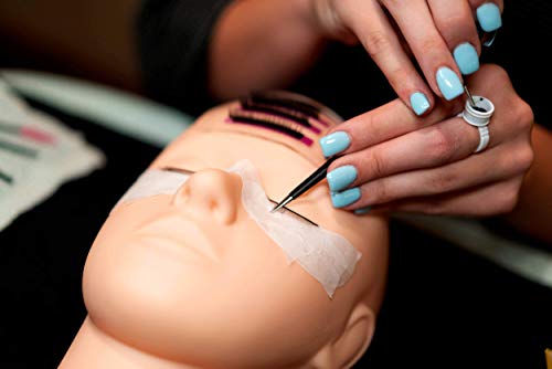 Eyelash Extension Kit: Mannequin Head Training For Beginners Esthetician Supplies