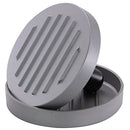 OVOS Aluminum Non-Stick Hamburger Press with 100 FREE Patty Papers (Wood handle)