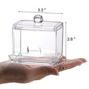 7 OZ Cotton Swab Pads Holder, Qtip Cotton Buds Ball Dispenser, Bathroom Containers