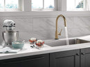 Gold Kitchen Faucet Touch, Touch Kitchen Faucets with Pull Down Sprayer