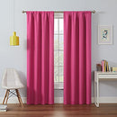 Modern Blackout Thermal Rod Pocket Window Curtain for Bedroom or Living Room