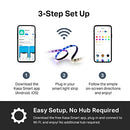 LED Light Strip, 50 Color Zones RGBIC, 16.4ft Wi-Fi LED Strip Works w/ Alexa, Google