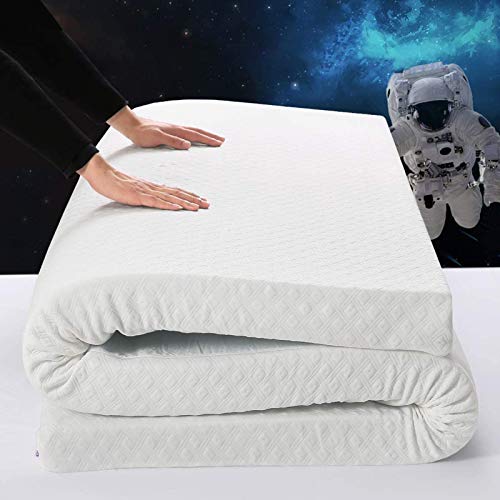 3 Inch Cool Gel Memory Foam Mattress Topper，Soft Luxury Premium Foam