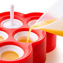 Mini Pop Molds, 9 Miniature Popsicle Molds With Sticks and Drip-guards