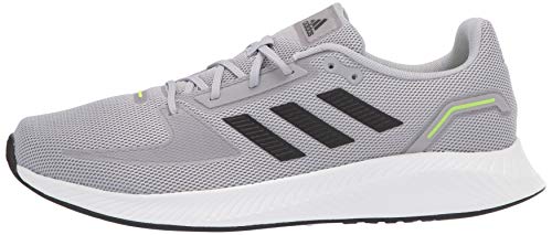 adidas Men's Runfalcon 2.0 Running Shoe, Halo Silver/Black/White