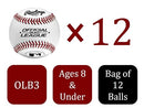 Official League Recreational Use Practice Baseballs | Youth | Bag of 12