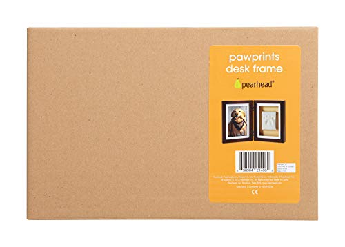 Pearhead Dog or Cat Paw Print Pet Keepsake Photo Frame With Clay Imprint Kit