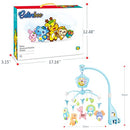 Baby Crib Mobile for Pack and Play, Crib Toys with Light and Music, Remote