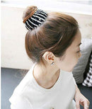 4Pack Ponytail Holder Hair Accessory Expandable Rhinestone Bird Nest Hair Clip