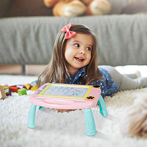 Matesy Toddler Toys for 1-2 Year Old Girls Gifts, Magnetic Drawing Board for Kids
