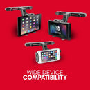 Car Headrest Tablet Holder, Adjustable iPad Car Mount for Kids in Backseat, Black