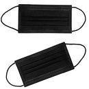 100PCS 3 Ply Black Disposable Face Mask Filter Protection Face Masks