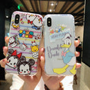 Doodle Graffiti Scribble Minnie Mickey Mouse Cartoon Clear Soft TPU Cover Case