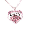 Matching Necklaces Set, pink-2pcs