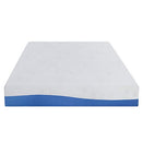 Olee Sleep Aquarius 10-Inch Memory Foam Mattress in Blue, Queen