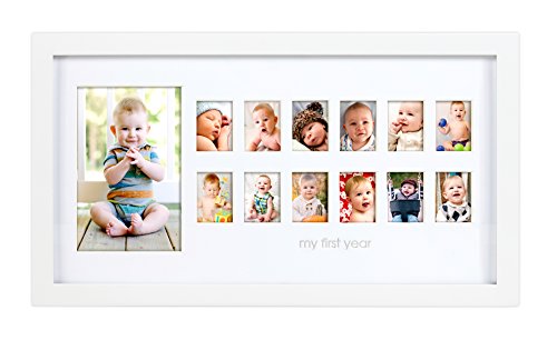 Baby’s First Year Collage Baby Frame, 12 Month Milestones Wall Frame