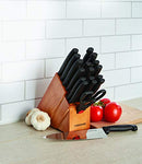 18-Piece Never Needs Sharpening High-Carbon Stainless Steel Knife Block Set