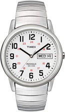 Timex Men's Easy Reader 35mm Silver-Tone Stainless Steel Expansion Band Watch