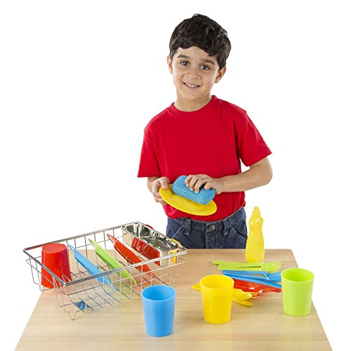 Let's Play House Wash and Dry Dish Set (24 pcs)