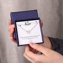 Tiny Initial A Necklace for Girls - 14K Gold Filled Heart Initial A Necklaces