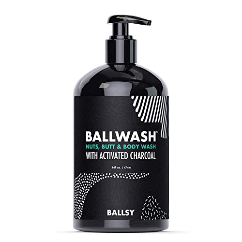 Charcoal Body Wash for Men - Moisturizing Men’s Bodywash with Coconut Oil