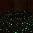 Glow in The Dark Throw Blanket 50 x 60 Inches, Galaxy Stars Pattern Blanket