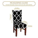 Chair Covers for Dining Room Set of 2 - Stretchable Washable Removable Kitchen Chair