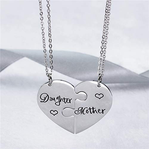 2PCS Mom Necklace from Daughter, Mom Gifts Daughter Gifts for Christmas