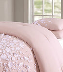 Comforter Set King, Confetti Flowers Blush