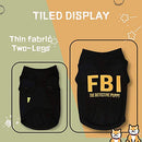 Small Dog Clothes for Boys - Black Dog Shirt Pack of 4 - for Small Dogs
