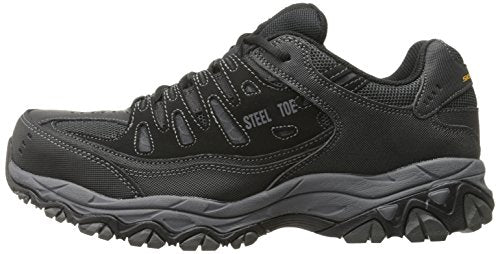 Skechers Men's Cankton-U, Black/Charcoal, 10.5 M US