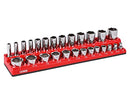 26-Piece 3/8-Inch SAE Magnetic Socket Organizer - Holds 13 Standard Size